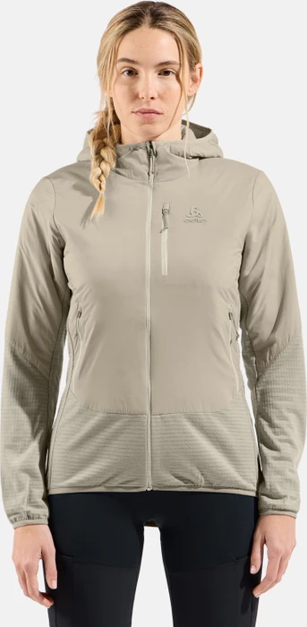 Odlo Ascent Wool Insulated Hybrid Funktionsjacke agate gray (Damen)