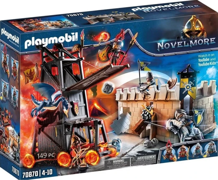 playmobil Novelmore Angriff mit dem Kampfturm