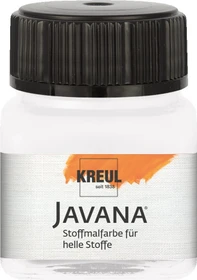 Kreul Javana Stoffmalfarbe für helle Stoffe, weiß, 20ml
