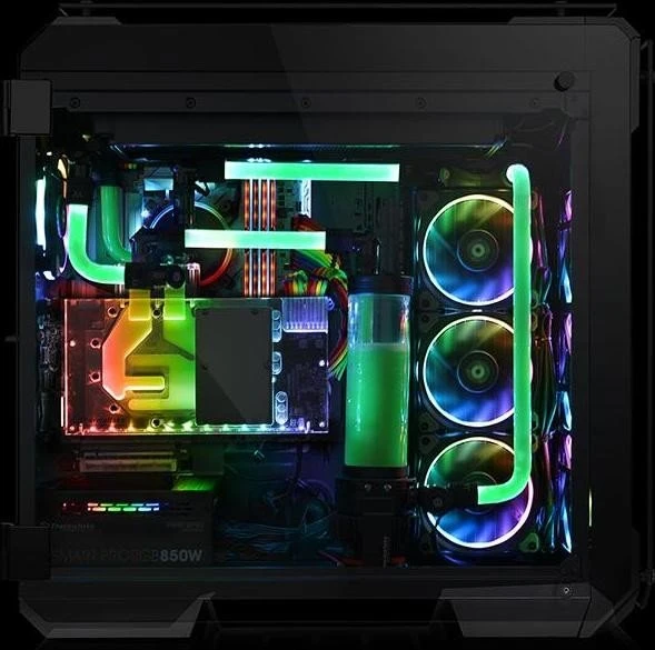 Thermaltake Pacific V-GTX 1080 Ti Plus MSI Gaming GPU Block transparent