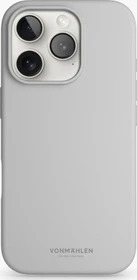 Vonmählen Soft Silicone Case für Apple iPhone 16 Pro Light Gray