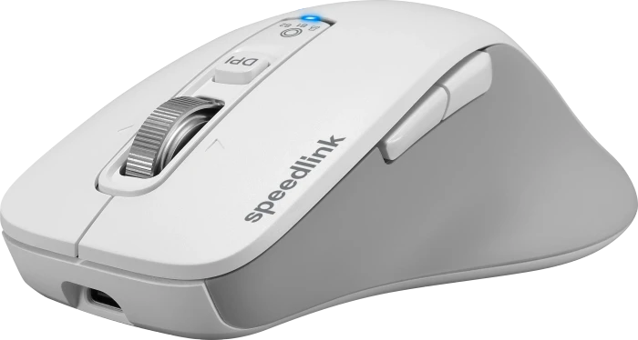Speedlink Velora Rechargeable Wireless Mouse, weiß/grau, USB/Bluetooth