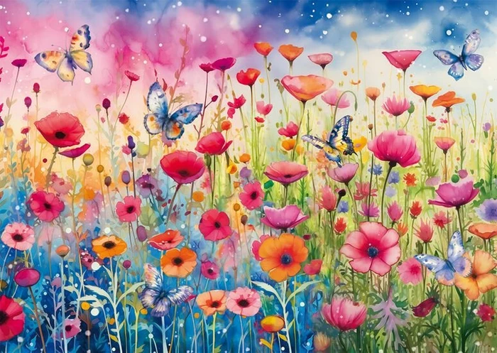 Schmidt Spiele Mohnblumenwiese (58873) – Bild 2 von 2