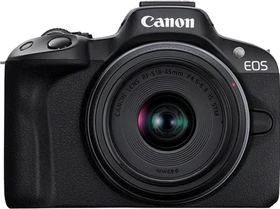 Canon EOS R50 schwarz mit Objektiv RF-S 18-45mm 4.5-6.3 IS STM (5811C013)