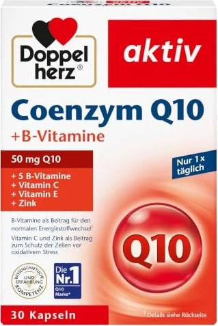 Doppelherz Coenzym Q10 + B-Vitamine Kapseln, 30 Stück