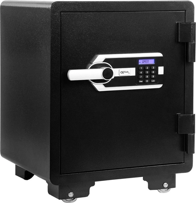 Olympia GOsafe 5530 Tresor, schwarz, Schlüsselschloss/elektronisches Zahlenschloss