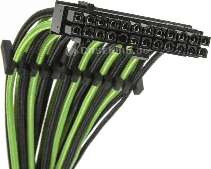 BitFenix Alchemy 2.0 SSC-Series Kabel Kit für Netzteile, schwarz/grün