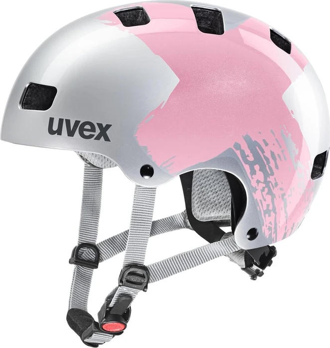 UVEX Kid 3 Kinderhelm silver/rose