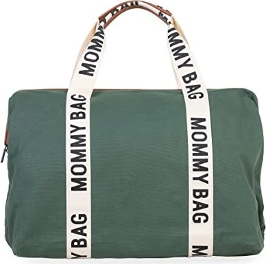 Childhome Mommy Bag canvas/grün