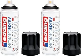 edding 5200 Permanentspray Premium-Acryllack RAL 9005 tiefschwarz matt, 200ml