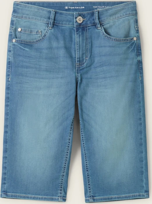 Tom Tailor Alexa Jeans Bermuda Jeans light stone wash denim (Damen)