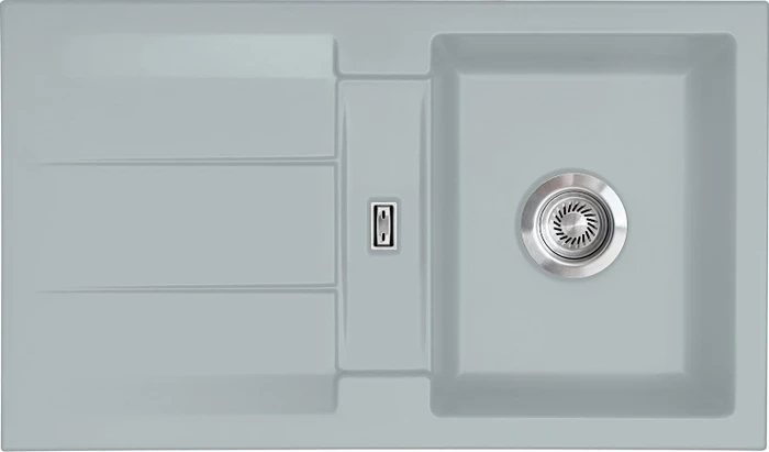 systemceram Genea 87 F Einbau Becken reversibel titan