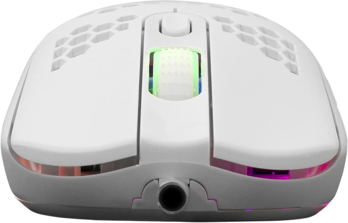 White Shark Galahad White Gaming Mouse, weiß, USB