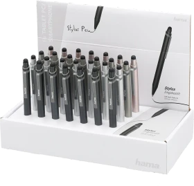 Hama 2in1 Eingabestift "Mini" für Tablets und Smartphones, gold/grau/rosa/silber