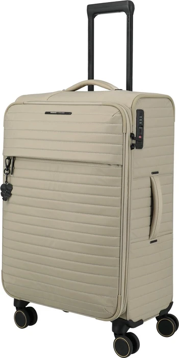 Travelite Barbara Stepp Trolley M satin nude