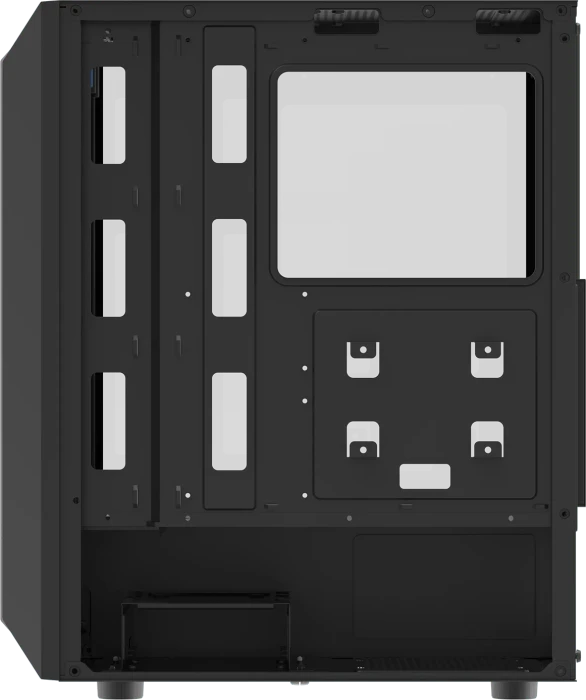 DarkFlash DK151 Black, Glasfenster