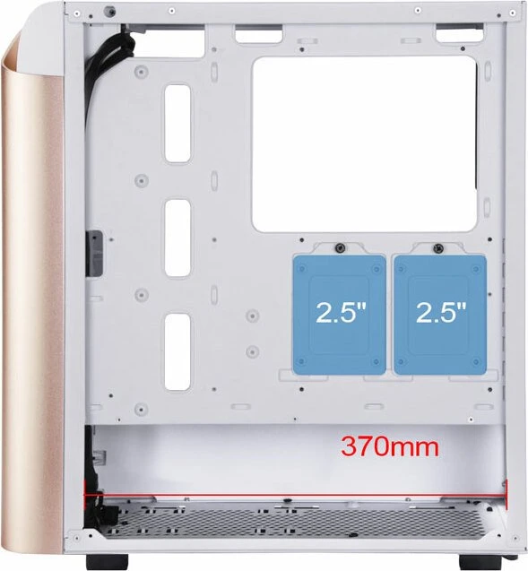SilverStone Seta A1 Titanium, schwarz, Glasfenster
