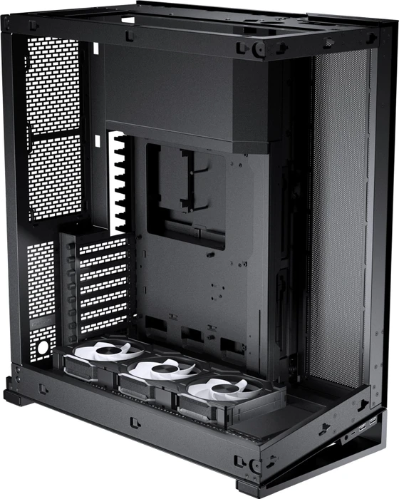 Phanteks NV7 Black, schwarz, Glasfenster