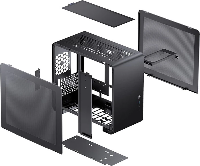 Jonsbo U4 Mini Black Mesh, schwarz