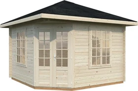 Palmako Melanie 9.9m² Gartenhaus transparent tauchgrundiert