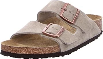 Birkenstock Arizona Veloursleder taupe