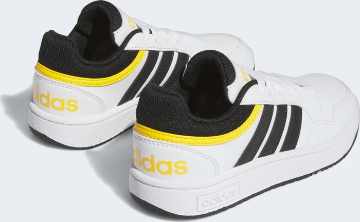 adidas Hoops 3.0 cloud white/core black/bold gold (Junior)
