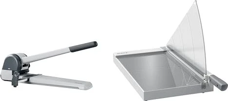 Leitz Superlocher, schwarz/silber
