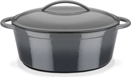 GSW Shadow Bräter oval 33x25cm 7l grau
