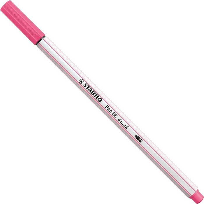 STABILO Pen 68 brush rosa, 10er-Pack