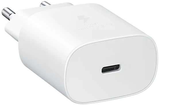 Samsung Schnellladegerät 25W USB-C ohne Kabel weiß