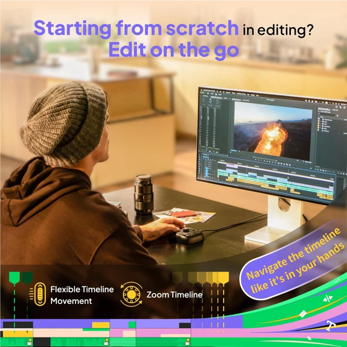 TourBox Lite Editing Controller, schwarz, USB-C