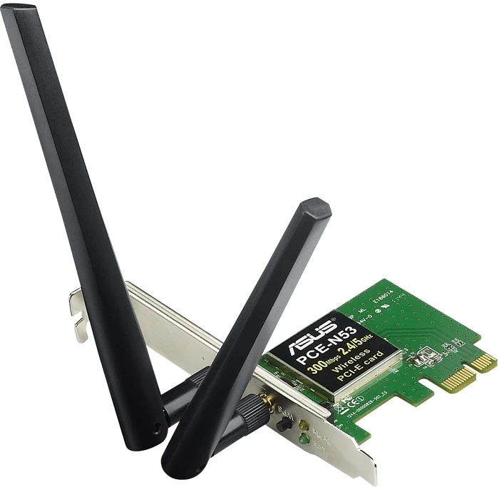 ASUS PCE-N53, 2.4/5GHz, PCIe x1