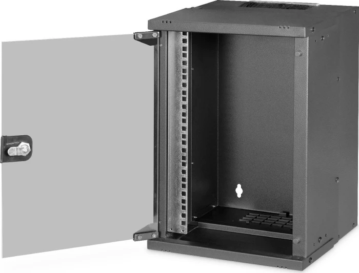 Digitus Professional SoHo Pro Line 10" Wandgehäuse 9HE, unmontiert, Sicherheitsglastür, IP20, RAL 9005, 300mm tief