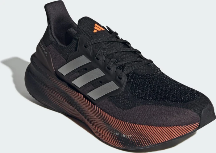 adidas Ultraboost 5 core black/silver metallic/lucid orange (Herren)