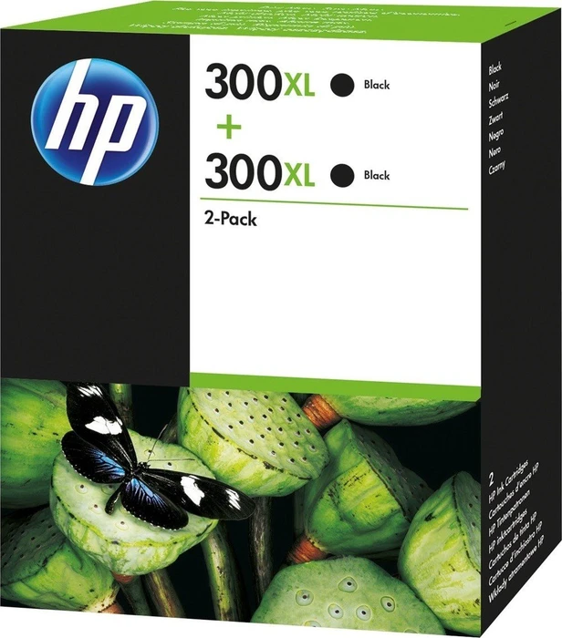 HP Druckkopf mit Tinte 300 XL schwarz, 2er-Pack