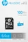 PNY HP mi210/mx310 R100/W30 64GB Kit, UHS-I U1, Class 10 Vorschaubild