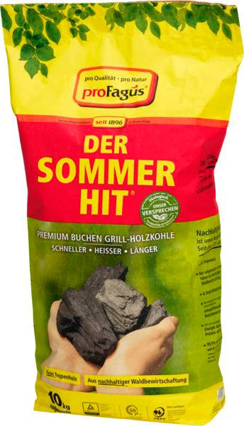 Profagus Buchen Holzkohle