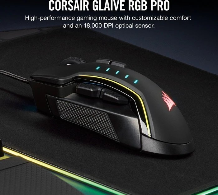 Corsair Glaive RGB Pro schwarz, USB