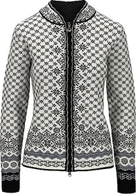 Dale of Norway Solfrid Strickjacke off white/black/grey (Damen)