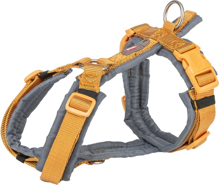 Trixie Premium Trekking Geschirr, XS-S, Curry/Grafit (1996929)