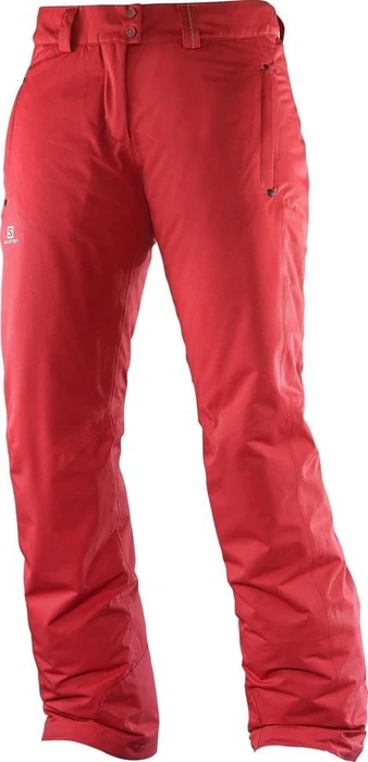 Salomon Stormspotter Skihose lang rot (Damen)