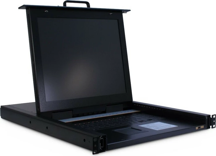 Inter-Tech Case IPC KVM-1708 LED, 17" LCD KVM Switch, 8-fach, DE