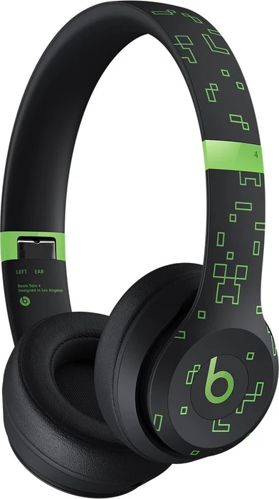 Apple Beats Solo 4 Minecraft Special Edition Charged Black