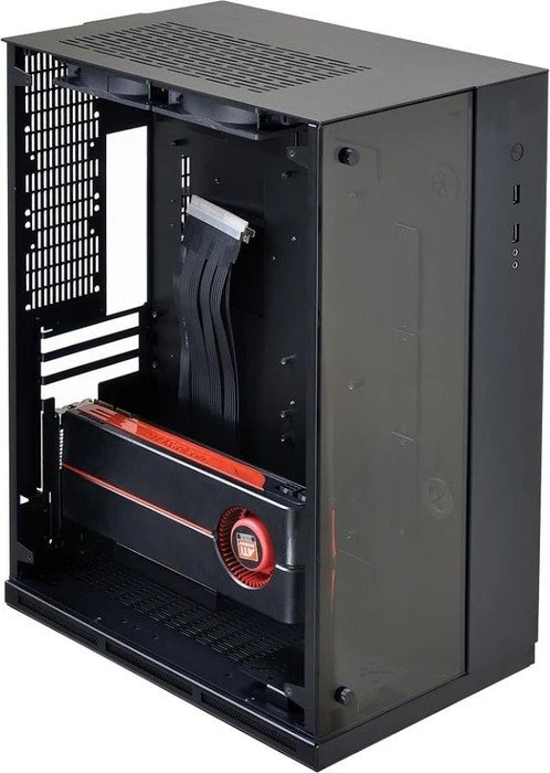 Lian Li PC-O10, schwarz, Glasfenster