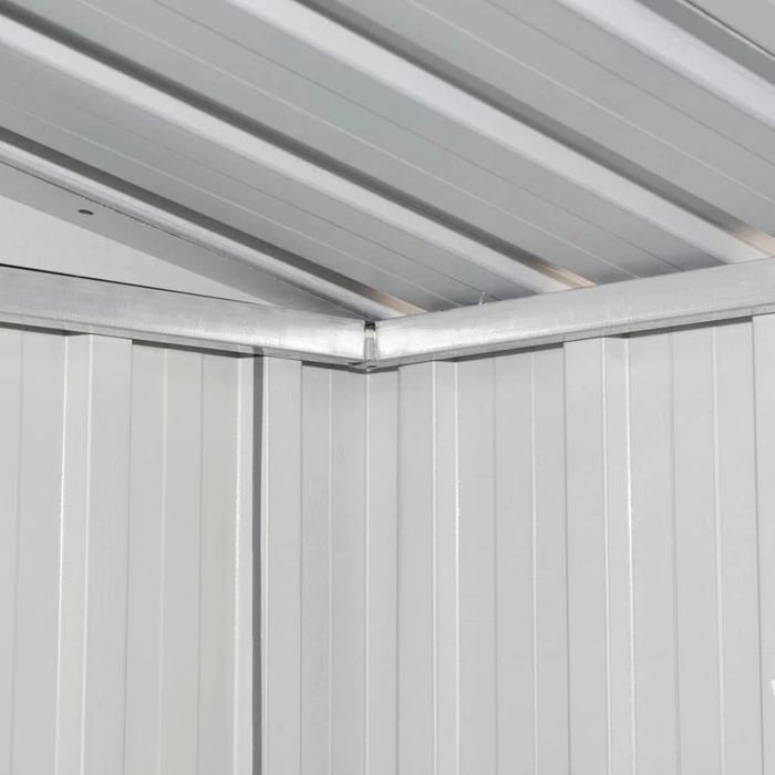 vidaXL Metall Gerätehaus 204x132cm braun