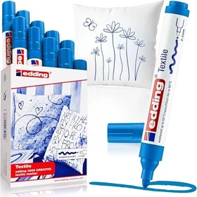 edding 4500 Textilmarker hellblau, 10er-Pack
