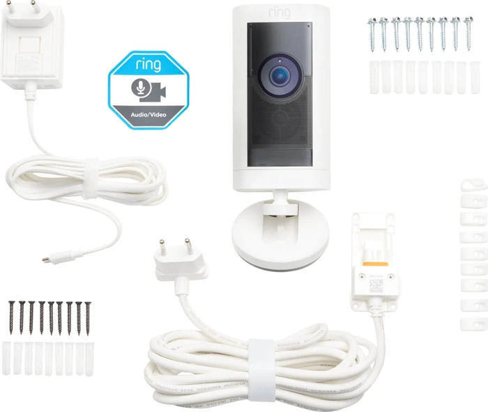Ring Stick Up Cam Pro Plug-In weiß