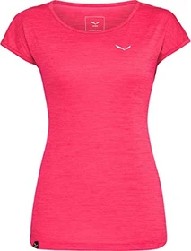Salewa Puez Melange Dry'ton Funktionsshirt kurzarm rose red melange (Damen)