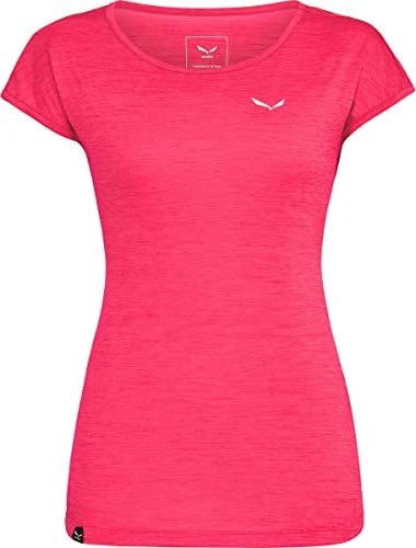 Salewa Puez Melange Dry'ton Funktionsshirt kurzarm rose red melange (Damen)