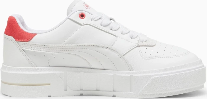 Puma Cali Court Match puma white/tart cherry (Damen)